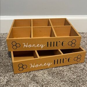 Wooden Jewelry Organizer in Orange